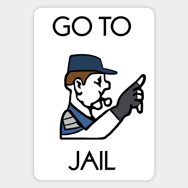 Go to Jail Magnet by Jawes